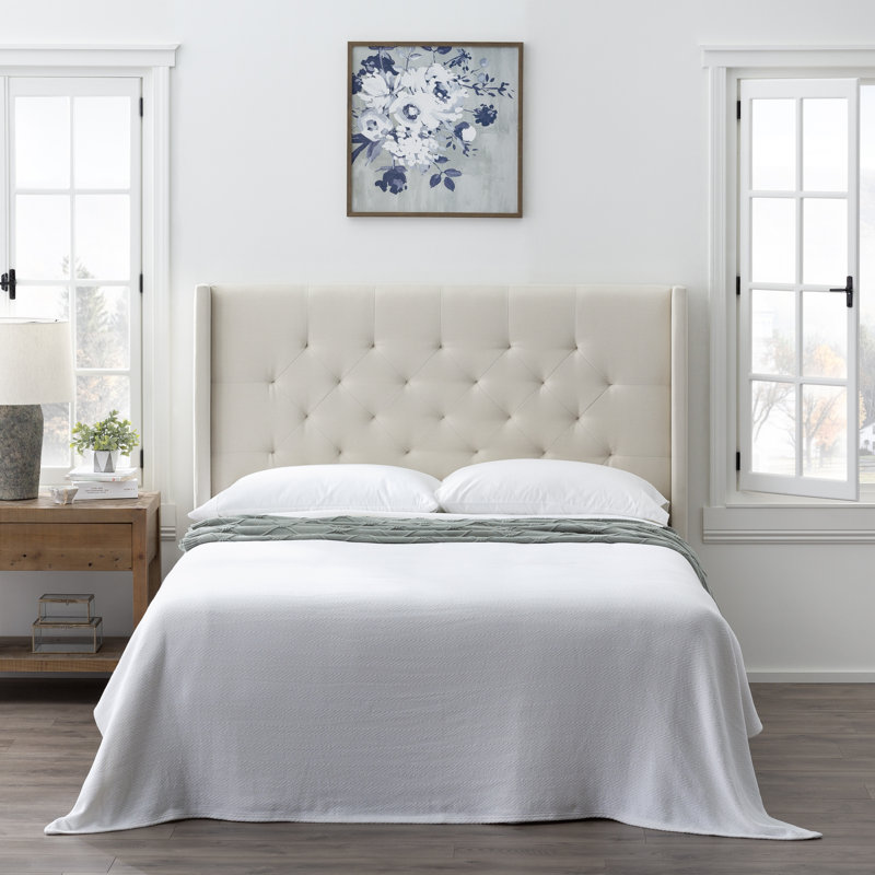 Greyleigh™ Sutton Wingback Upholstered Headboard & Reviews Wayfair